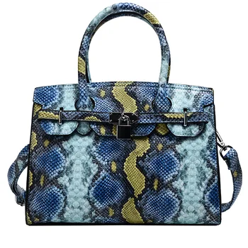

Bag Women's New Style Snakeskin WOMEN'S Fashion Handbag Popular Embossed WOMEN'S Shoulder Bag Handbag