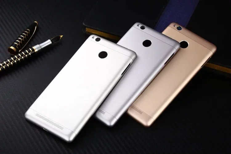 Оригинальная задняя крышка для Xiami Redmi 3 Pro 3S корпус металлический аккумулятор
