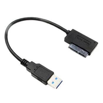 

Professional USB 3.0 to 7+6 13Pin SATA Cable Indicator for Notebook's DVD/CD-ROM for HDD Caddy Drive Adapter