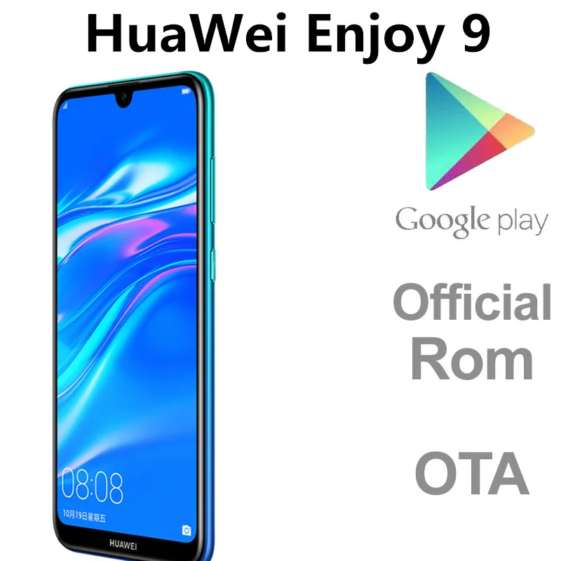 HuaWei – téléphone portable Y7 Pro, Firmware International, Enjoy 9, 4G LTE, 4 go de RAM, 2019 go de ROM, reconnaissance faciale, écran 128 pouces, Snapdragon 6.26, 450