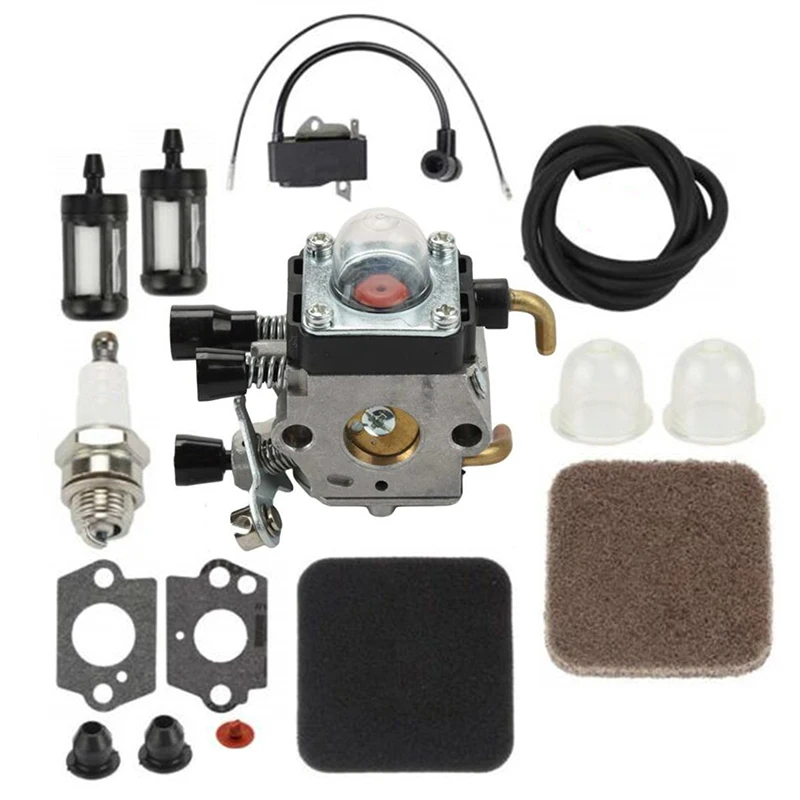 Карбюратор для stihl FS75 FS80 FS80R FS85R FS85T FS85RX Carb катушка зажигания комплект, Новое поступление