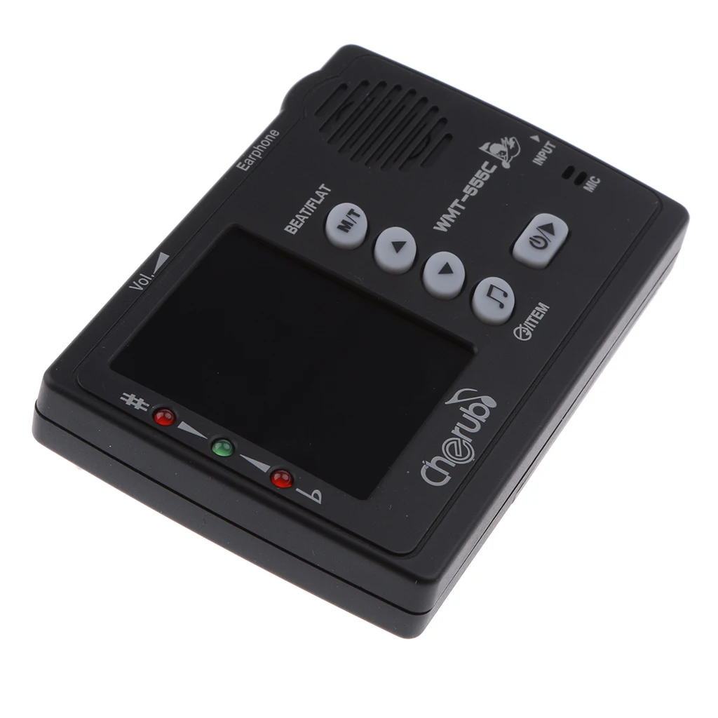 Cherub WMT-555C цифровая гитара тюнер и Метроном Для хроматической гитары частей