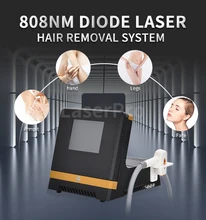 

755/808/1064nm Hair Removal Diode Laser Machine With Freezing Point 3 Wavelengths Power Painless Permanent 808 Colling System