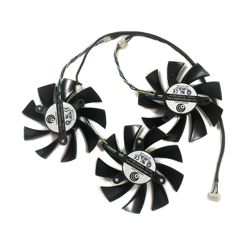 3 шт./компл. AXRX VEGA 56/64 GPU VGA кулер Графика карты вентилятор для PowerColor RX-VEGA Видеокарта охлаждения в качестве замены