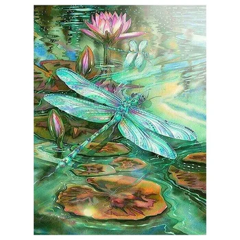 

Diy 5D Diamond Painting By Number Kits, Crystal Rhinestone Embroidery Paint with Diamonds, Full Diamond Art Picture for Home Wal