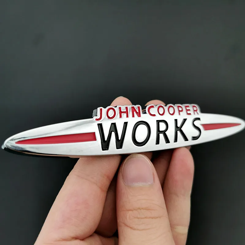 Sticker Large 1 шт. наклейка решетка эмблема для Mini Cooper JCW F56 F55 R50 R52 R56 R59 Countryman ROADSTER Paceman Clubman внешний автомобиль-Стайлинг - Название цвета: Sticker Large