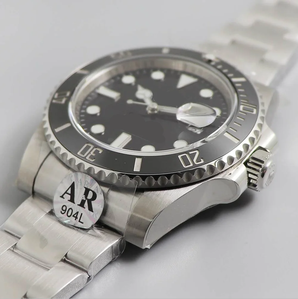 2020 ARF V4 Hulk Hitam 40Mm 2824 Jam 