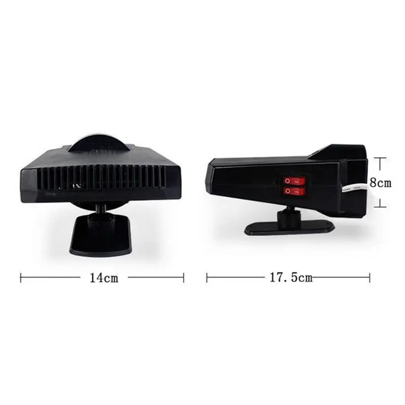 12V 200 Вт высокой мощности автомобиля для защиты от обледенения и размораживания Шум автомобильный нагреватель регулировки H4GC