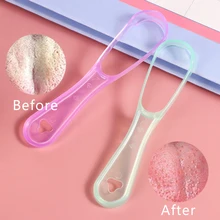 Двухсторонний модный очиститель языка, неприятный запах воздуха, новинка, горячая Распродажа, скребок для рук, щетка с силиконовой ручкой, гигиена полости рта, уход за зубами, чистка