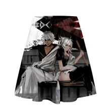 GINTAMA юбка Harajuku Повседневная стиль Harajuku поп гинтама юбки новые сексуальные Kpops женские повседневные юбки уличная