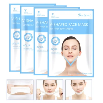 

5Pcs Hydrogel Face Lift Mask Slimming V Chin Lifting Face Mask Bandage Tools KG66