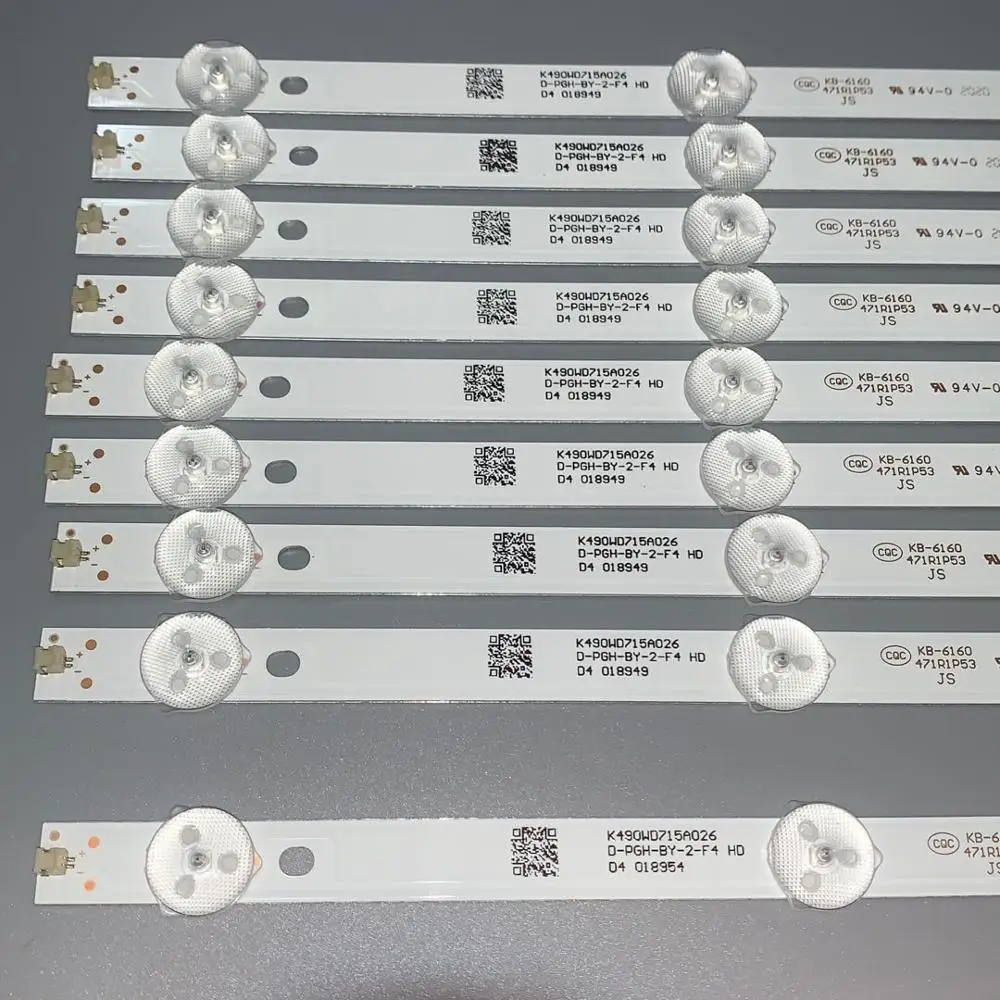 1 комплект = 9 шт. светодиодных лент для телевизора Philips 49 дюймов 49PUF6050/T3 подсветка