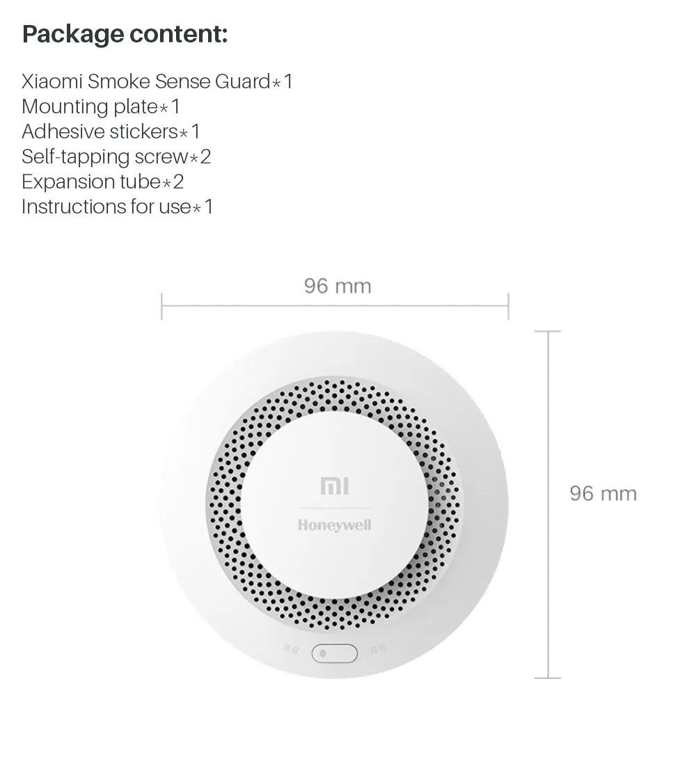 Fire Alarm Smoke Detector Sensor