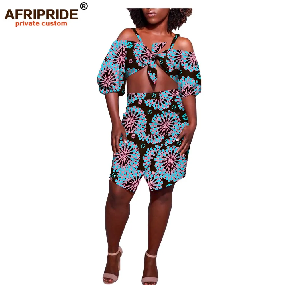 african print 2 piece outfits