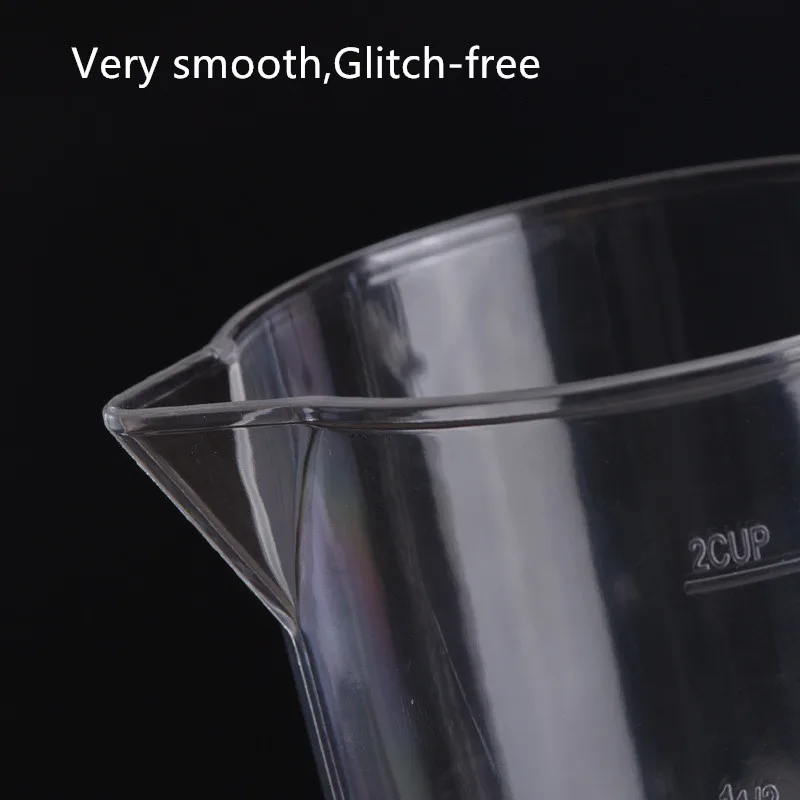 Небьющийся пластиковый мерный стакан для жидкости кувшин контейнер