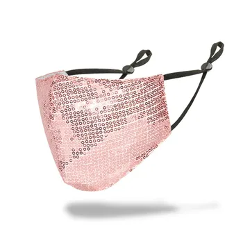 

Unisex Explosive Fashion Jewelry Colorful Leopard Sequins Bling Mask Decoration Accessories Nightclub Face Jewelry Gift