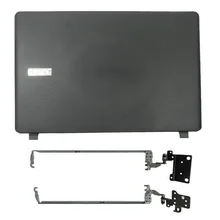 Novo lcd capa traseira/lcd moldura dianteira/lcd dobradiças para acer aspire ES1-523 ES1-533 ES1-532 ES1-572 série portátil lcd caso superior