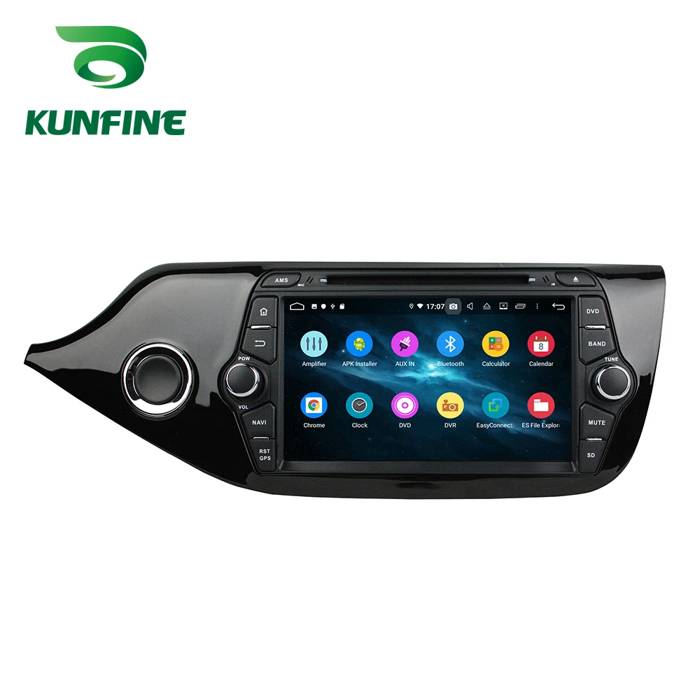 Excellent Android 9.0 Octa Core 4GB RAM 64GB Rom Car DVD GPS Multimedia Player Car Stereo for KIA CEED 2013-2015 Radio Headunit WIFI 5