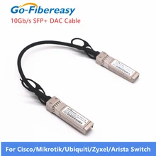 Кабель DAC 10G SFP +, пассивное прямое прикрепление, медный кабель Twinax 0,2 м 30AWG, совместимый с Ubiquiti Mikrotik Zyxel 10G SFP + кабель DAC Кабель DAC 10G SFP +, пассивное прямое прикрепление, медный кабель Twinax 0,2 м 30AWG, совместимый с Ubiquiti Mikrotik Zyxel 10G SFP + кабель DAC