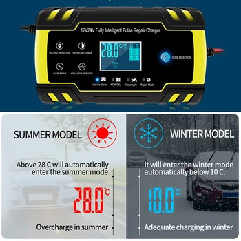 

Car Battery Recharging Service Unit Battery Maintenance Unit Auto Repair Tools Car Battery Charger and Maintainer Electronics