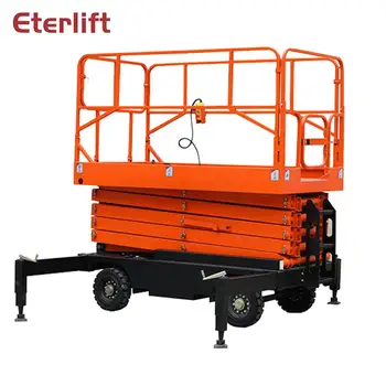 

6m-18m loading 500kg electric mobile scissor lift platform