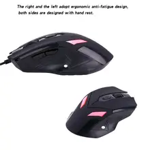 2400 точек/дюйм Регулировка USB 6D Проводная оптическая компьютерная игровая мышь Мыши для компьютера ПК ноутбук для Dota 2