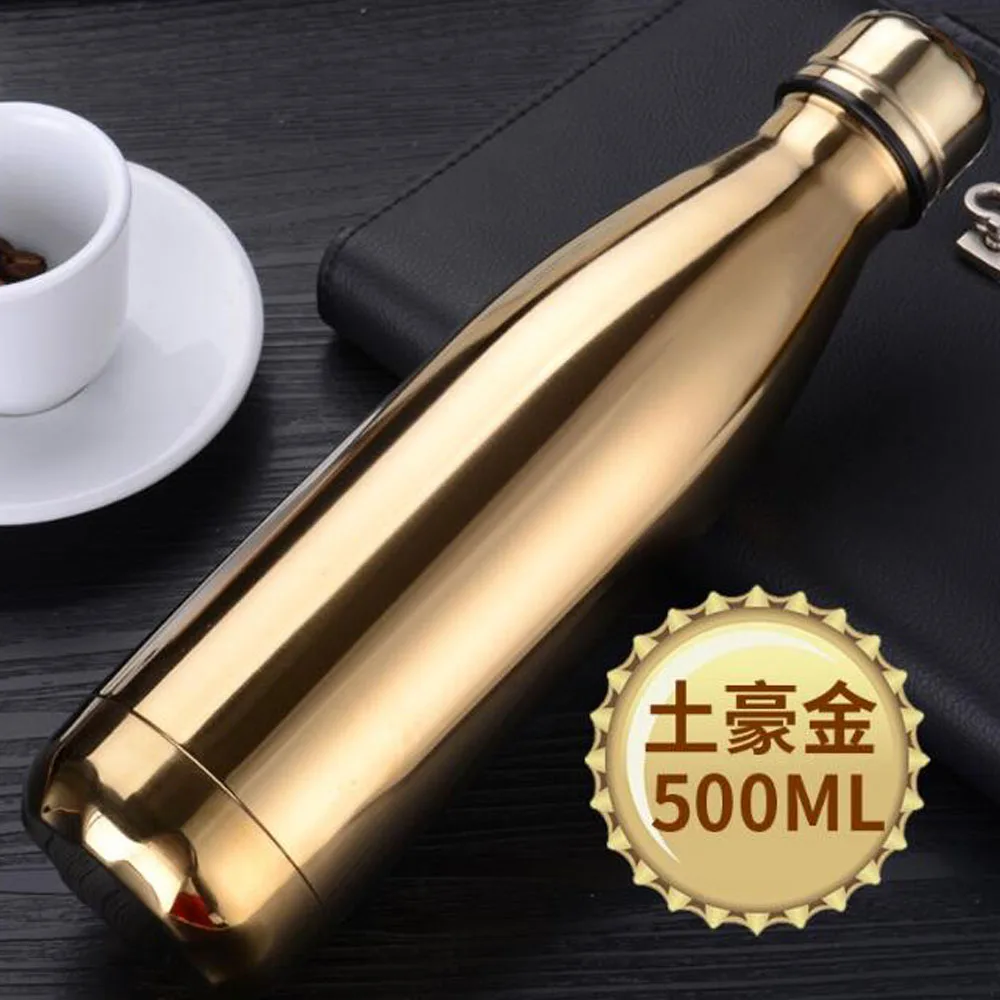 K 350-1000 мл наружная бутылка для воды цилиндрические термосы из нержавеющей стали термосы изоляционная кружка вакуумная кружка Термокружка - Цвет: K