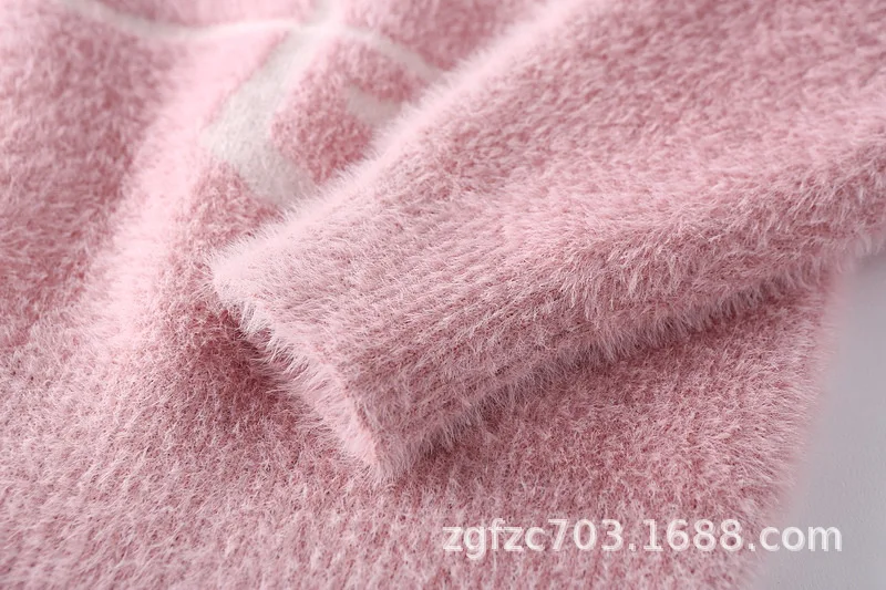 Новые плотные детские свитера, модные свитера для девочек, От 4 до 16 лет, одежда для детей, M8951