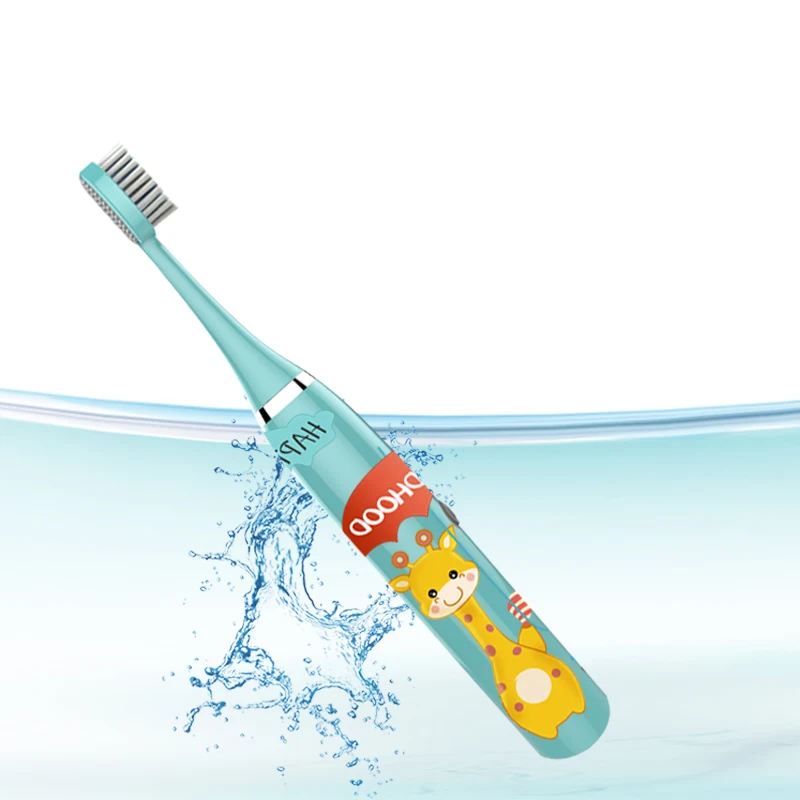 Children Electric Toothbrush Waterproof Sonic Vibrator Teeth Brush For Kids Cartoon Battery Powered 3-12 years
