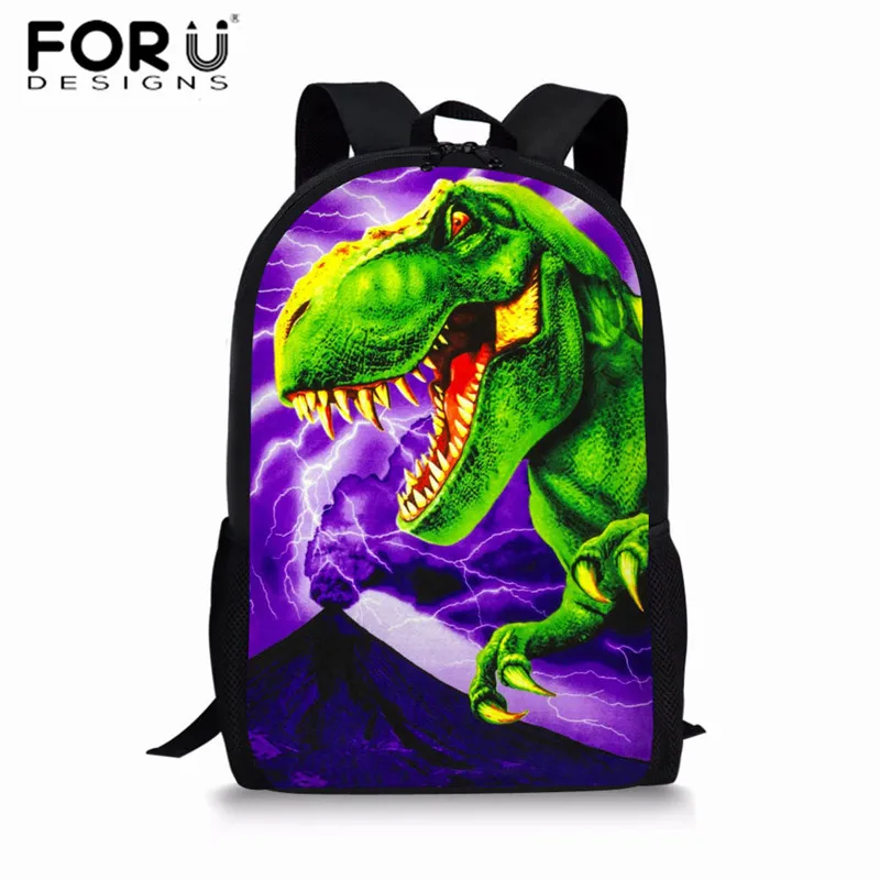 Z4876C FORUDESIGNS Jurassic World детские школьные ранцы для мальчиков T-rex рюкзак в виде динозавра первичные Детские рюкзаки детская сумка на подарок Mochilas - Цвет: Z4876C