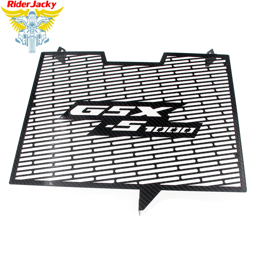 Углеродное волокно цвет решетка радиатора Защитная крышка протектор для SUZUKI GSX