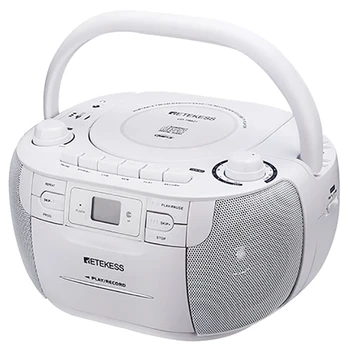 

TR621 AM FM Radio Cassette Tape Player with CD Player Recording Function Supports USB/TF Card + Remote Control US Plug