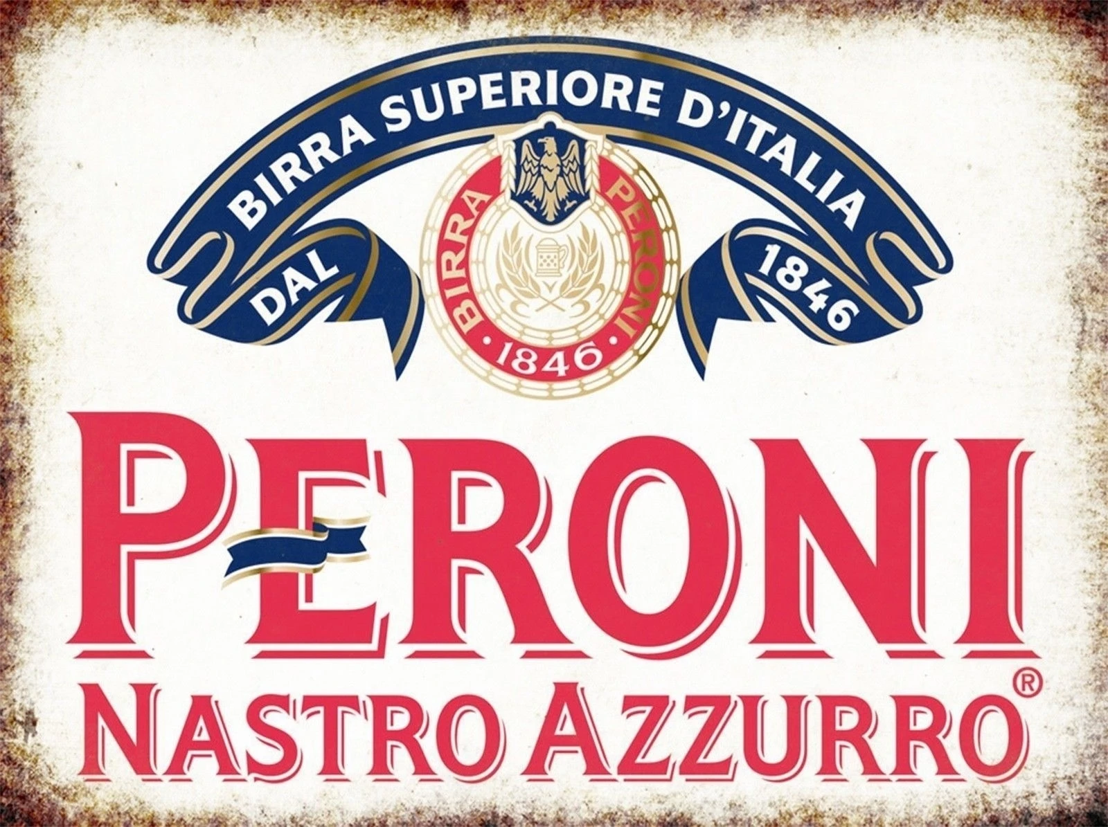 

Peroni Vintage Beer Kitchen Pub Bar Metal Sign Tin Retro Plaque Garage Man Cave