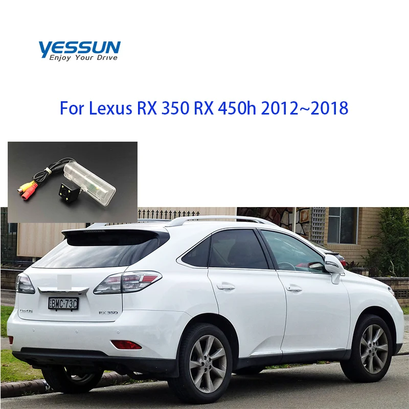 Yessun камера номерного знака для Lexus RX 350 RX 450h 2012~ Автомобильная камера заднего вида помощь при парковке