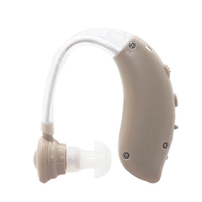 Новинка, недорогой перезаряжаемый слуховой аппарат, мини устройство, усилитель для ушей, Цифровые слуховые аппараты, BTE, слуховой аппарат для пожилых людей