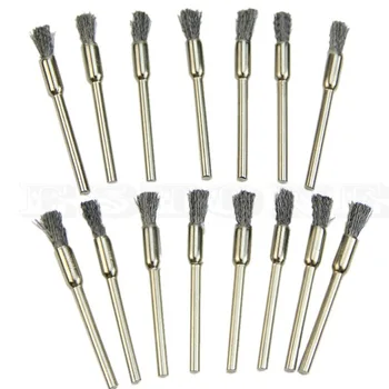 

Free Shipping 10x Steel Pencil Wire Wheel Cup Brushes Kit Accessories for Polished Rotary Tool