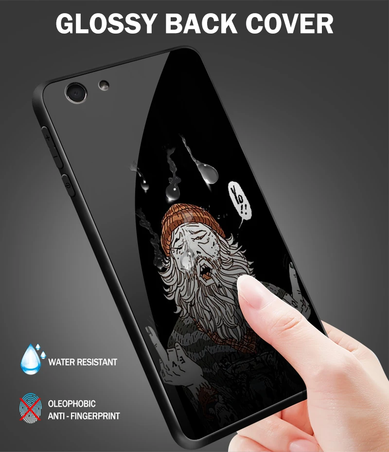 Для OPPO R15X R17 Pro A3S A39 A57 A59 A7X A9 чехол из закаленного стекла Reno10x Zoom F1S F9 F11 Find Design глубокий ударопрочный жесткий чехол