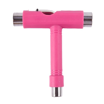 

Roller Rollerskate Skateboard Scooter All in 1 T Skate Board ATB Tool + Hex Key pink