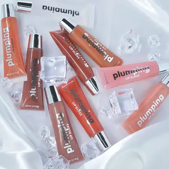 

Moisturizing Shiny Glitter Crystal Jelly Lip Gloss Liquid Lipstick Mineral Oil Clear Lip Gloss Lip Plumper Tint Makeup