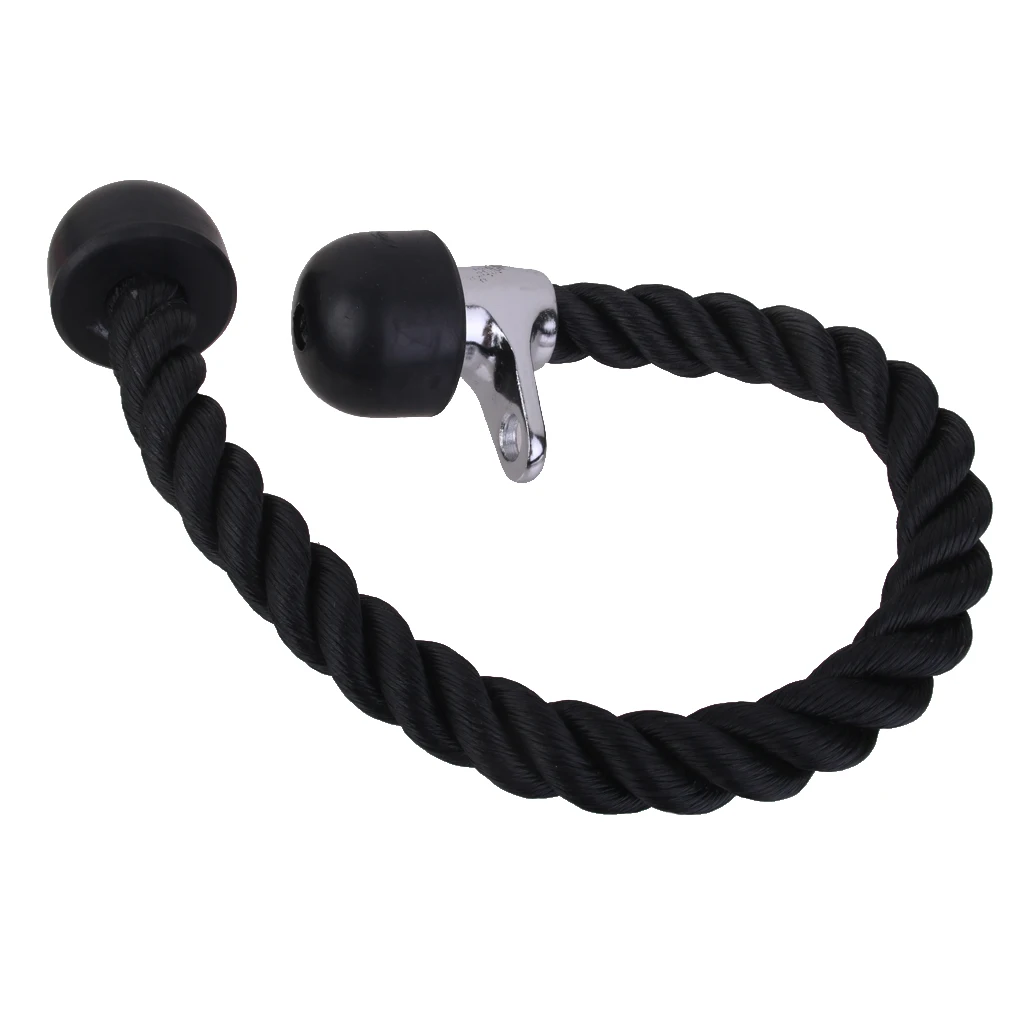 Tricep Rope Push Pull Down Press Multi Gym Bodybuilding Cord Attachment for Home or Gym Use Fitness Exercise Body Equipment
