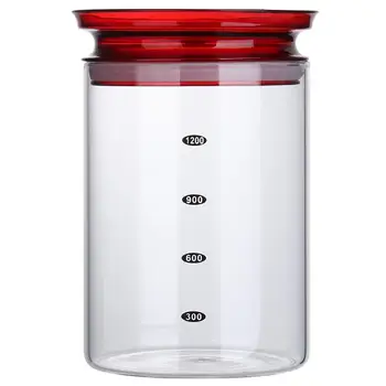 

1Pc 900/1500/2100ML Glass Food Storage Tank Grain Sealed Can Kitchen Cereal Food Storage Bottles Container For Kitchen Home