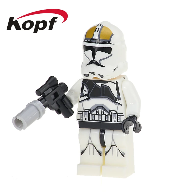 Одиночная The Force Awakens Trooper Space 7 командор Фокс Рекс строительные блоки Коллекция игрушек для детей PG8002 - Цвет: 487 Without Box