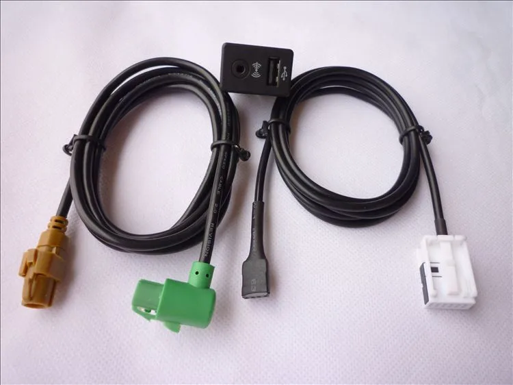 USB AUX кабель переключатель подходит для RCD510 RNS510 версии Passat B6 B7 CC Golf Mk6 3CD 035 249|rns510