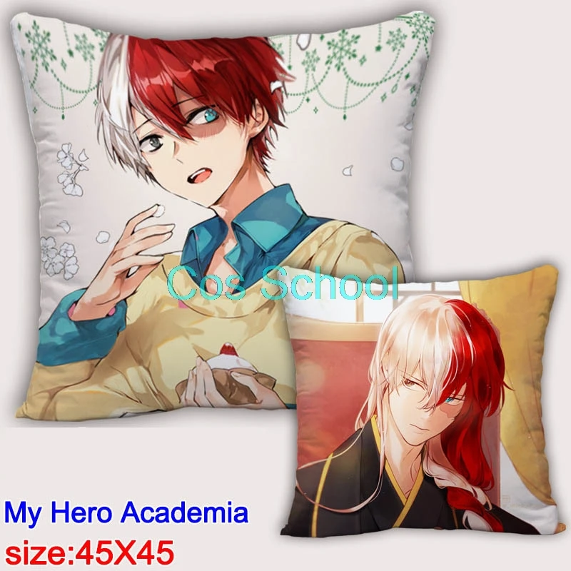 Cos School Boku No My Hero Academy подушки аниме мой герой Academy диван прикроватная Подушка Todoroki Shoto подушки аксессуары