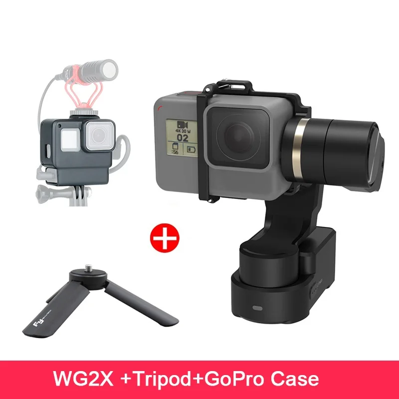 WG2X W GoPro Case Feiyutech Feiyu WG2X Водонепроницаемый 3 оси Brushels карданный стабилизатор для экшн-камеры Gopro Hero 7 6 5 4 DJI osmo экшн sony RX0, Обновлено WG2 - Цвет: WG2X W GoPro Case