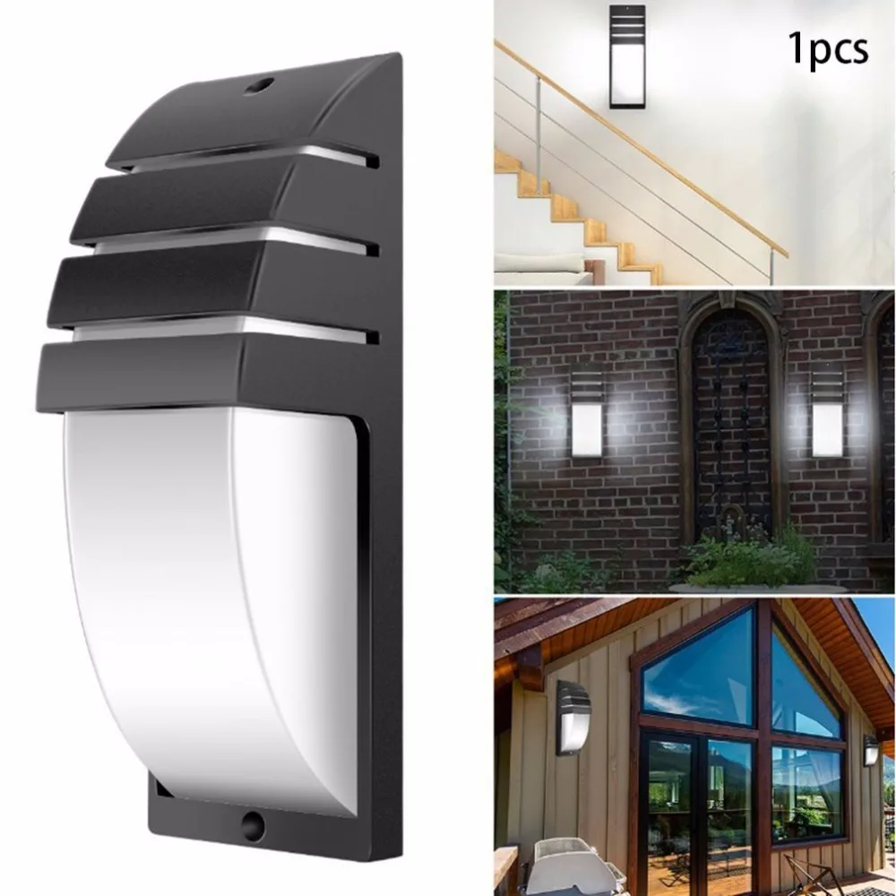6W Led Wall Light Waterproof Porch Light Modern Led Wall Lamp Radar Motion Sensor Courtyard Garden Outdoor Light