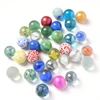 10/20pcs Glass Ball 16 Mm Cream Console Game Stress Pinball Machine Cattle Small Marbles Pat Toys Parent-child Machine Beads 1