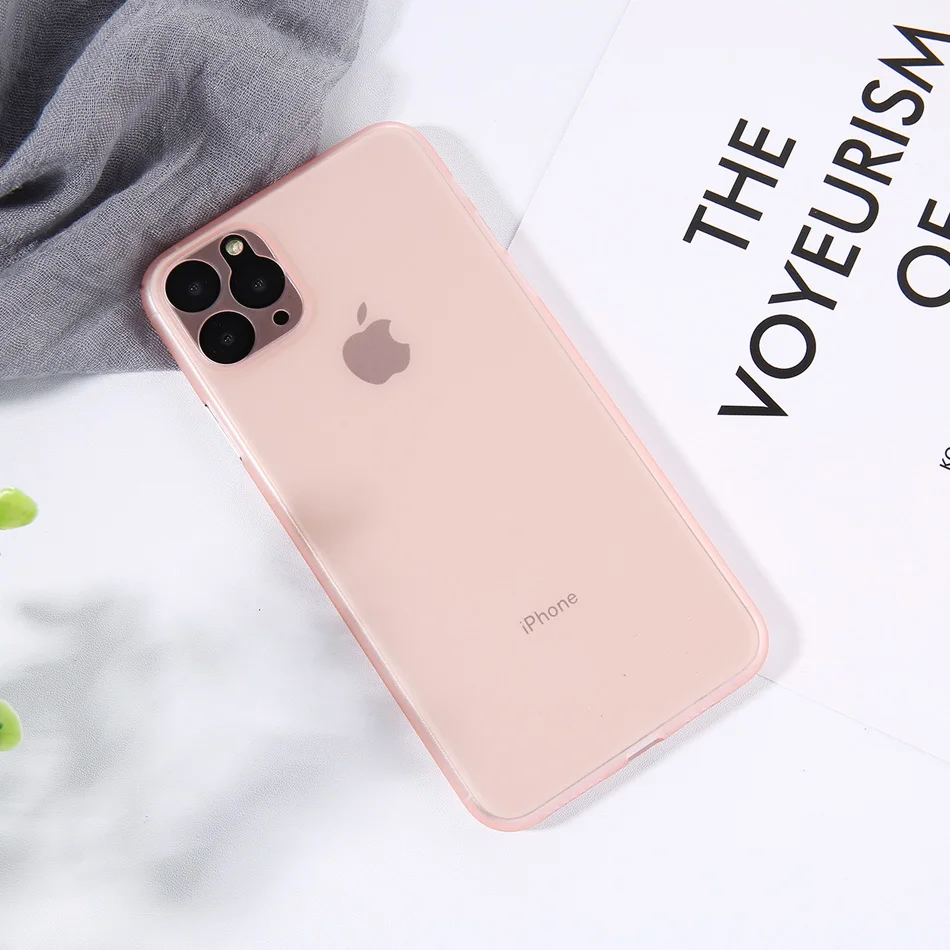 Чехол для телефона Ottwn карамельного цвета для iPhone 11, прозрачный чехол для iPhone 11 Pro Max 11 Pro, Ультратонкий матовый жесткий чехол-накладка из поликарбоната