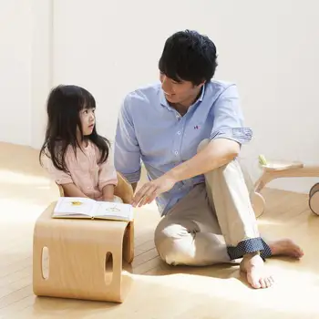 

Child Chair Solid Wood Chair Baby Small Bench Dining Chair Kindergarten Cartoon Cute Early Education Class Whole Home