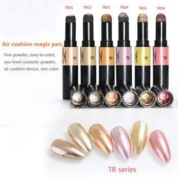 

Brand New Air Cushion Magic Pen Nail Eyeshadpw Pen Subvert The Tradition Eyeshadow Nails Dual-use Women Beauty Makeup Tools